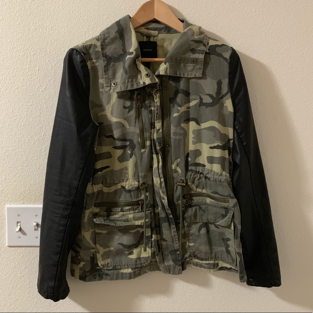 Camo/Black Utility Jacket